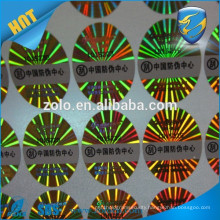 ZOLO very popular anti-fake security adhesive scratch off sticker custom peel off sticker for label machine